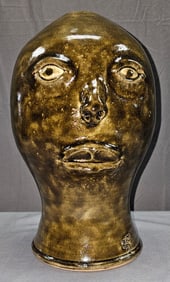 Significant David Meaders & Wayne Hewell Wig Stand