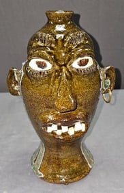 2000 Wayne Hewell Face Jug