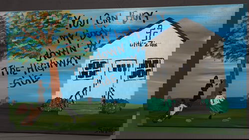 Sam G [Sam Granger] Folk Art Painting