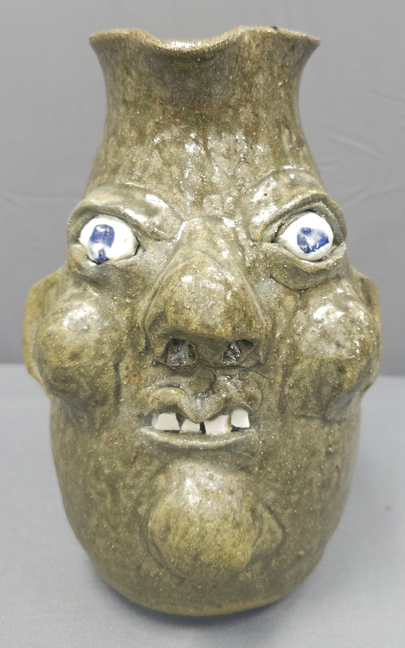 Grace Nell Hewell Face Pitcher (1 of 3)