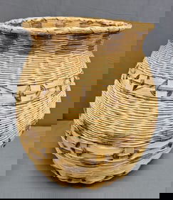 Fine 1996 Signed Nancy Conseen Cherokee Indian Basket