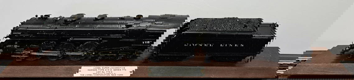 Lionel 1950 Post War 773 Hudson & Tender W/Display