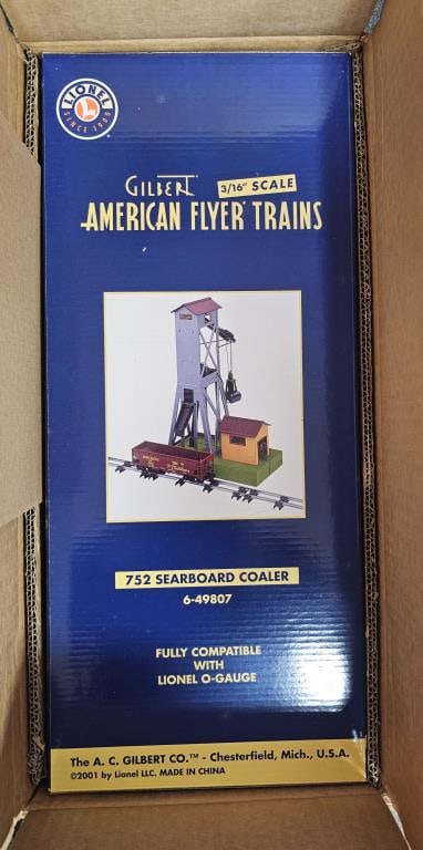 LIONEL-AMERICAN FLYER #752 SEABOARD COALER (NIB) (1 of 2)