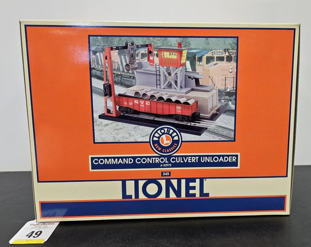 LIONEL COMMAND CONTROL CULVERT UNLOADER (NIB) (1 of 1)