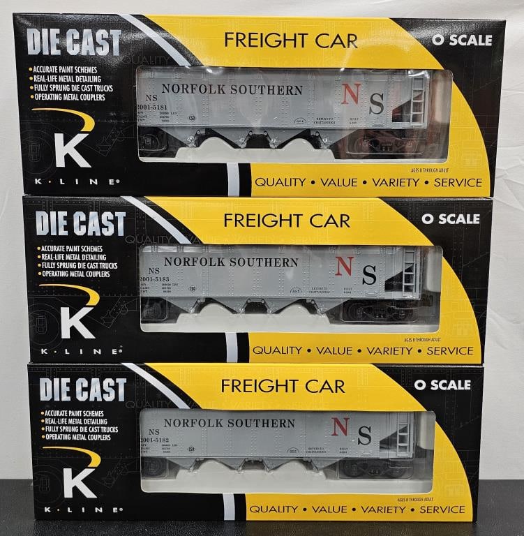 K-line K623-1831A NS DieCast Hopper-3 Pack (NIB) (1 of 2)