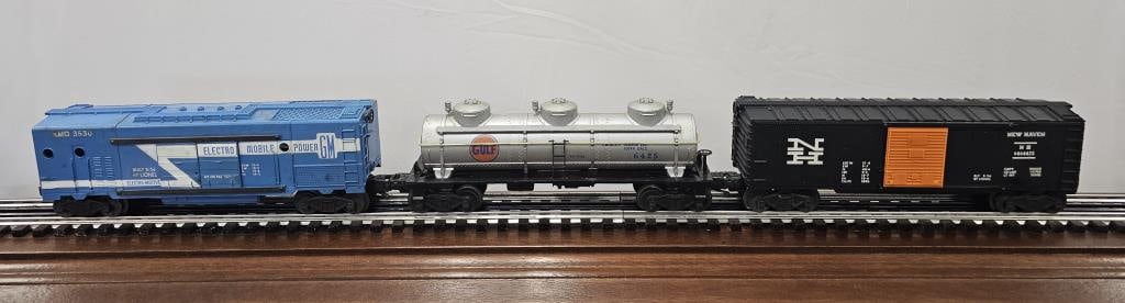 LIONEL POST WAR BOXCAR LOT OF 3 (1 of 8)