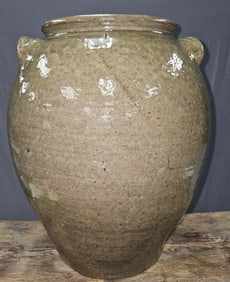 Edgefield, SC Signed "I" Isaac Durham 6gal Jar