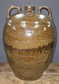 Fine Hahn Edgefield South Carolina Double Handle Sorghum Jug