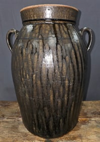 Fine Crawford Co. Bill Bryant Signed 3gal Jar