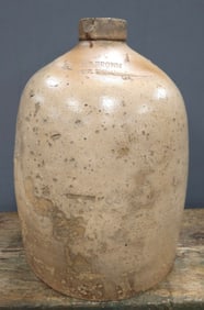 Scarce Signed WS Brown Howells Mill, Atlanta Jug