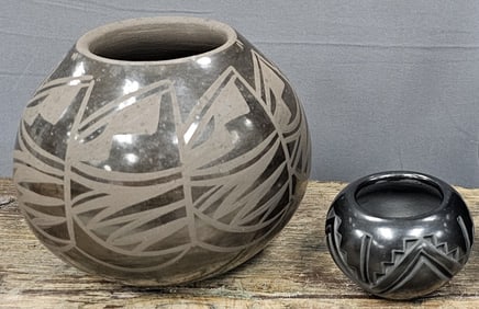 Native American Santa Clara Pottery Lot
