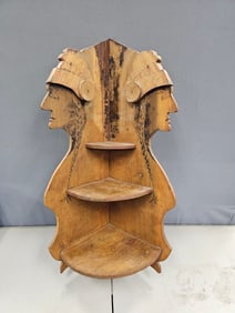 Rare Indian Chief Corner Display Shelf