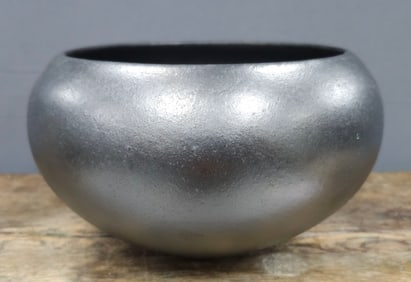 Fine Lonie Virgil Pueblo Pottery Blackware Bowl