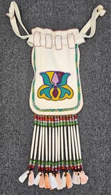 Kiowa Native American Beaded Purse