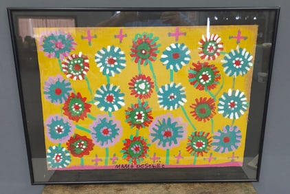 Mamie Deschillie Navajo Folk Art Painting