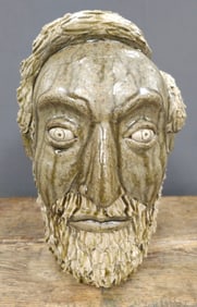 Scarce 2008 Clint Alderman Robert E. Lee Face Jug