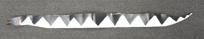 Rare RA Miller Folk Art Decorated Snake