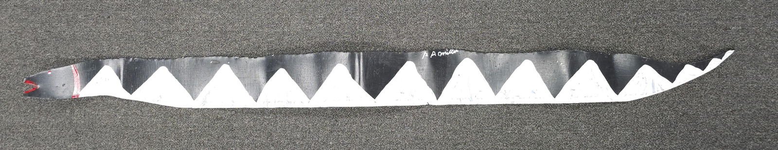 Rare RA Miller Folk Art Decorated Snake (1 of 2)