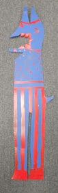 Early Signed RA Miller Soldier Folk Art Cut Out