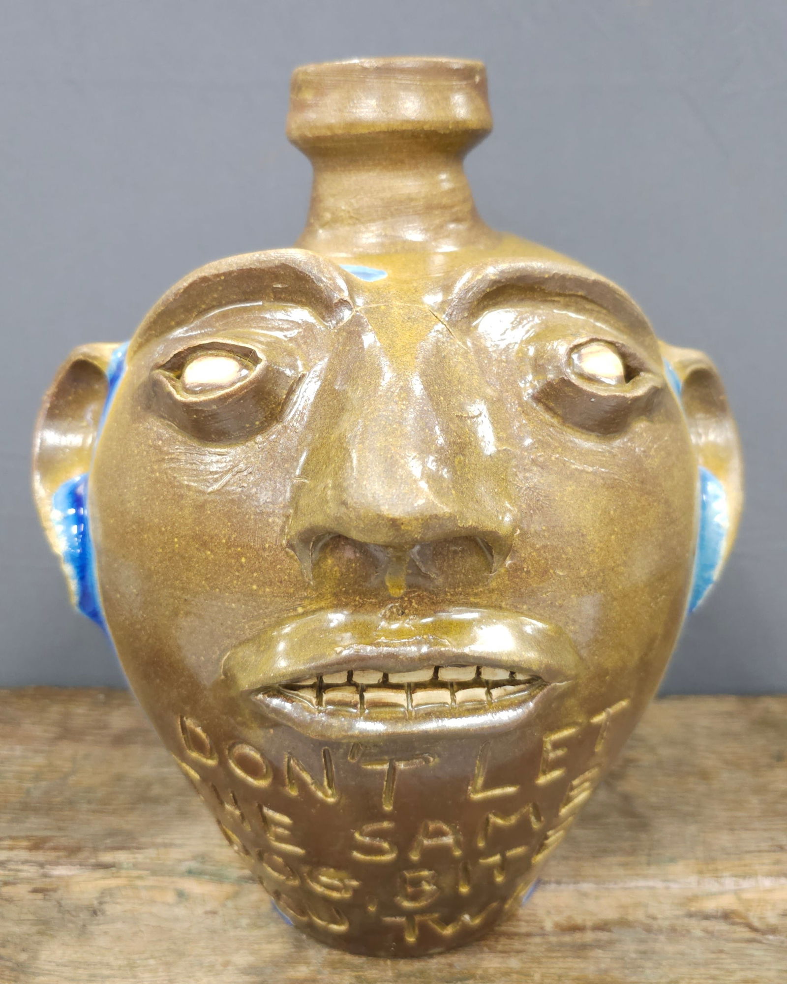 Randy Tobias Edgefield Style Face Jug (1 of 4)
