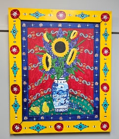 Fine Ottie David Vance Folk Art Painting