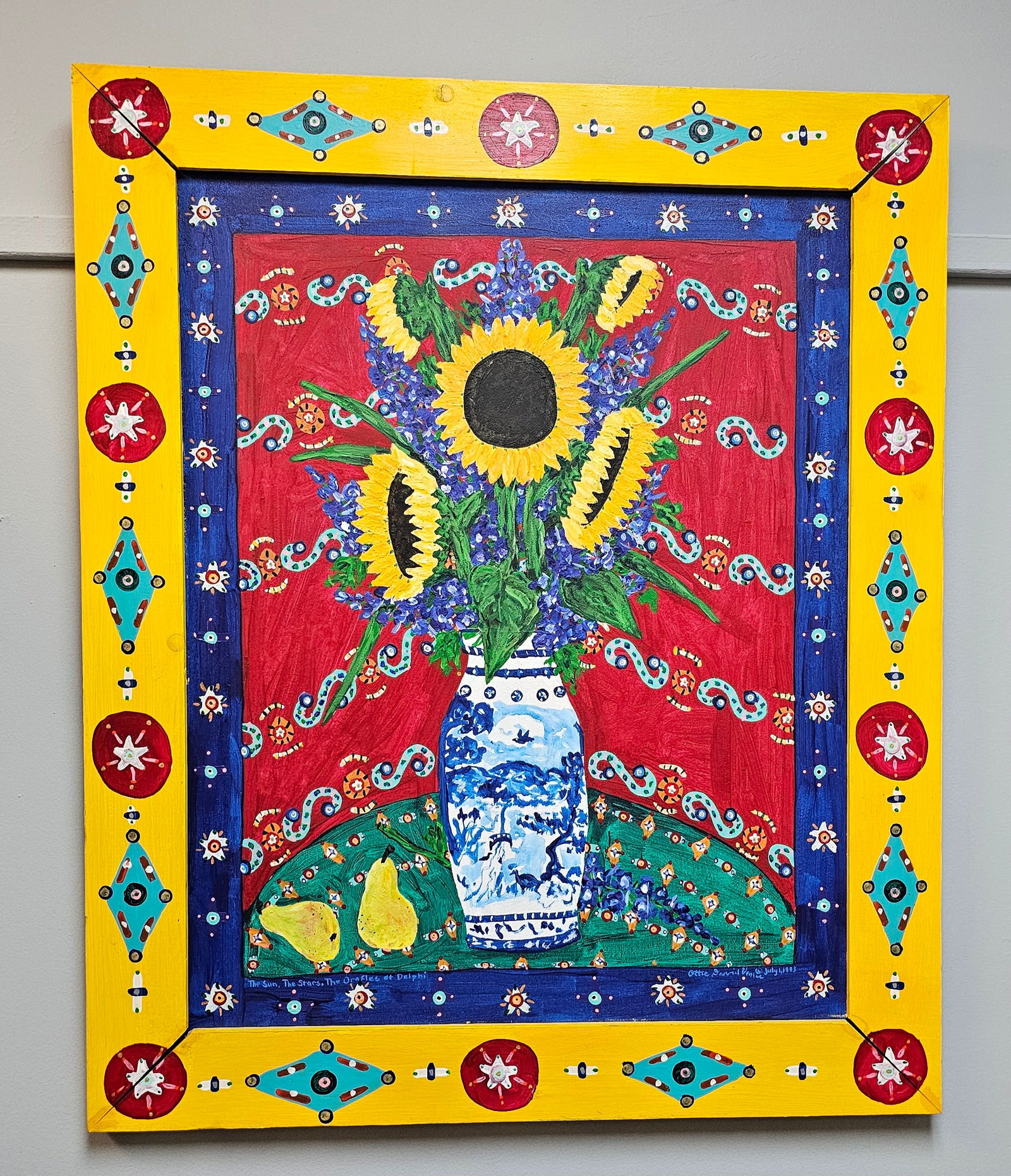 Fine Ottie David Vance Folk Art Painting (1 of 1)