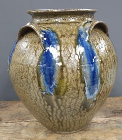 Stunning Clint Alderman Decorated Jar