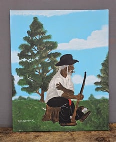 Fine Richard Roebuck Folk Art Painting