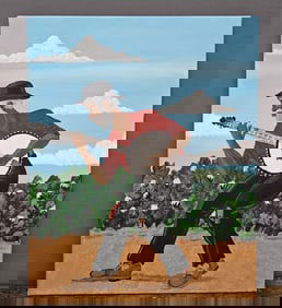 Richard Roebuck Folk Art Painting