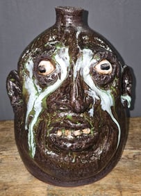 Early Marvin Bailey Face Jug