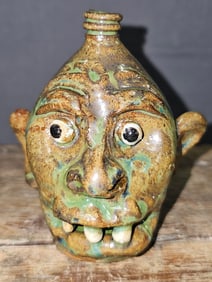 Early Marvin Bailey "Hillbilly" Mini Face Jug