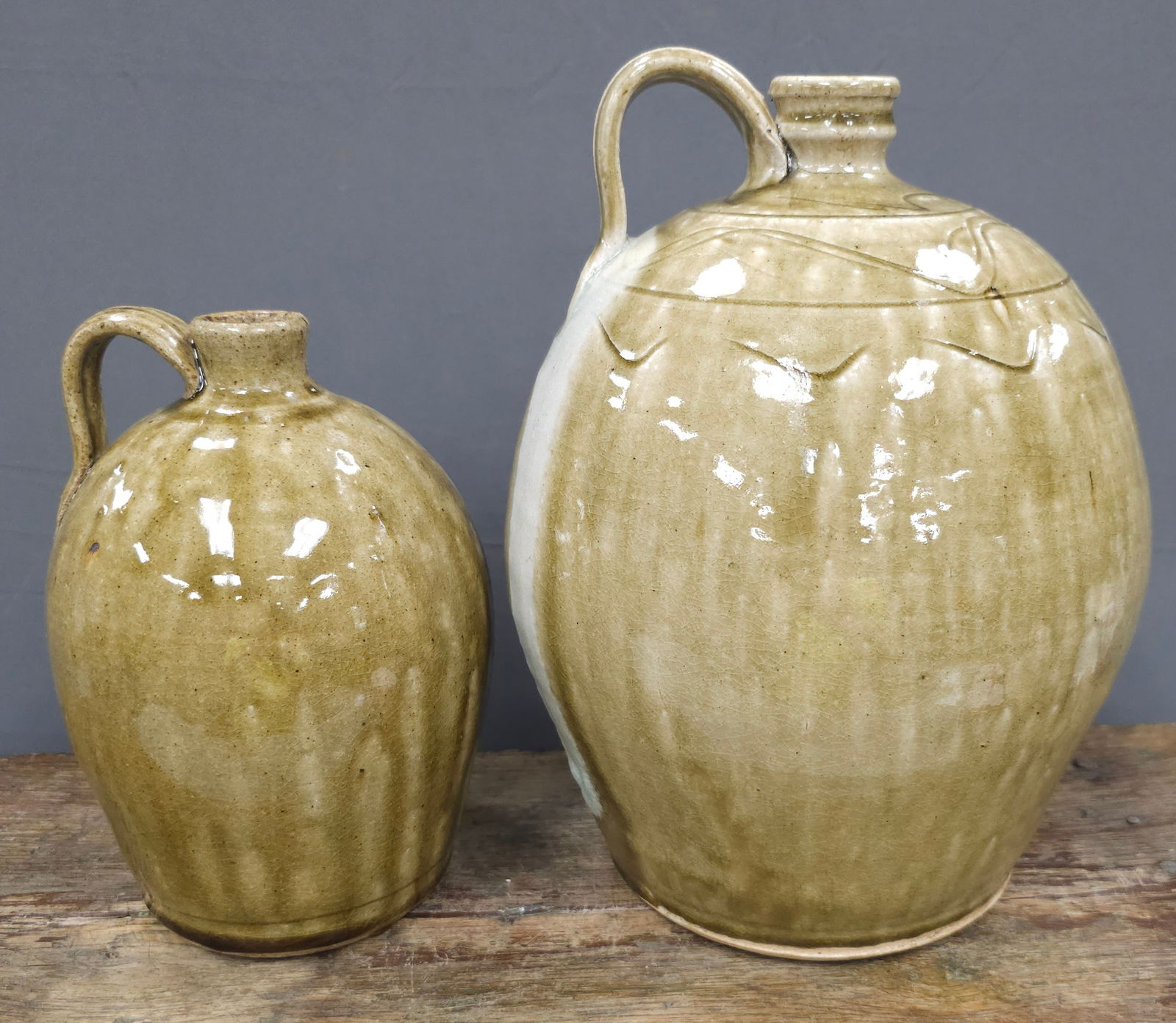 2016 Michael Crocker Folk Pottery Lot (1 of 4)