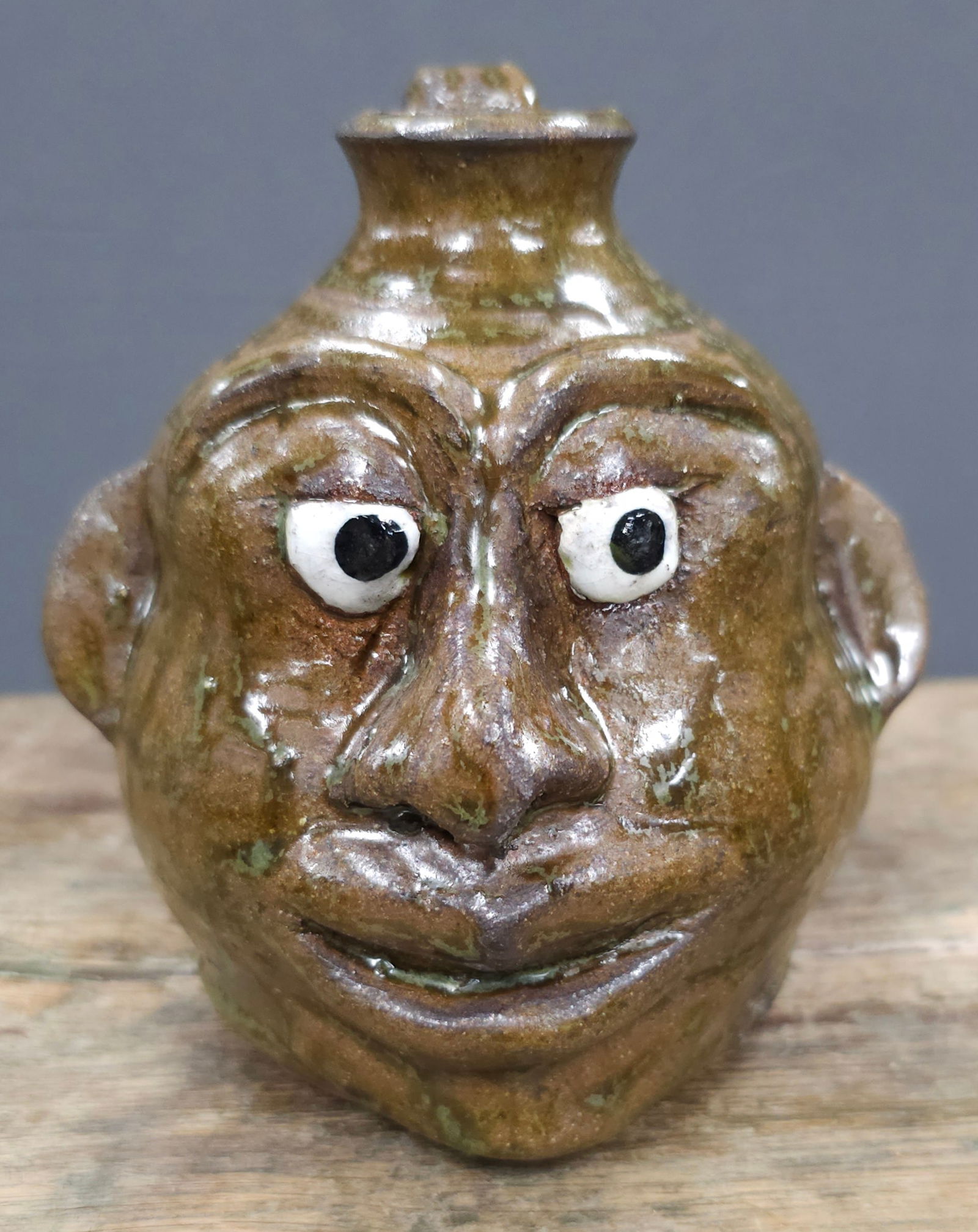 Jessie Meaders Face Jug (1 of 3)