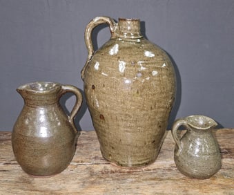 Grace Nell Hewell Folk Pottery Lot
