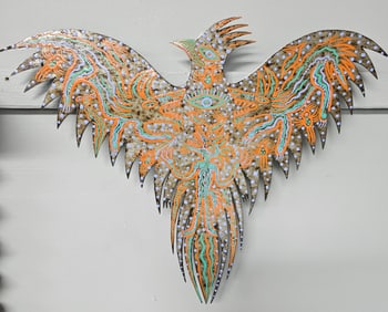 Tex Crawford Folk Art Tin Cut Out