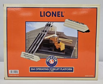 Lionel 264 Operating Forklift  Platform (NIB)