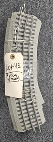 Lionel Fasttrack 0-48 Full Cruve Lot of 9 Pieces