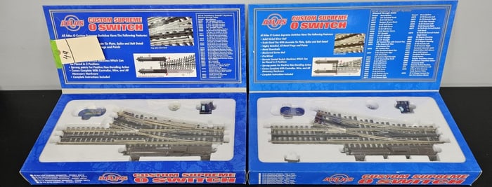 Atlas O-54 Custom Supreme O Switch Lot (NIB)