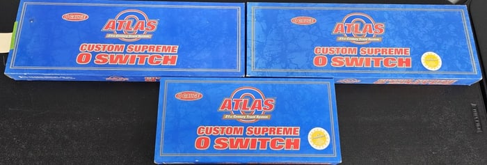Atlas O-72 Custom Supreme O Switch Lot (NIB)