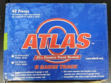 Atlas #6060, O-Gauge Track 48 Pieces, (NIB)