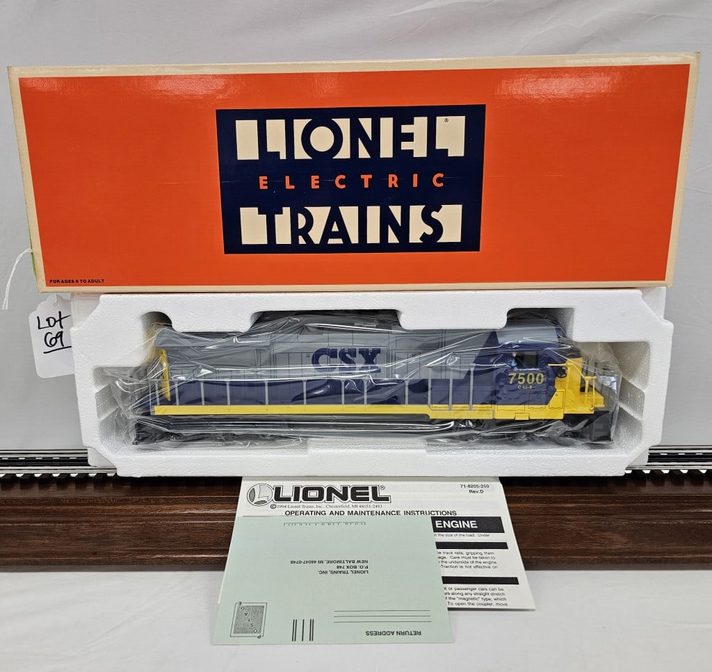 Lionel CSX DASH 8-40 C Diesel Engine Number 7500 (1 of 1)