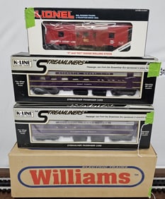 Lionel, Williams, K-Line, ACL Train Lot of 4