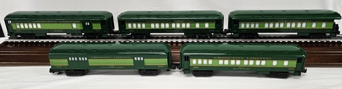 Lionel Southern Crescent Passenger Car Lot of 5