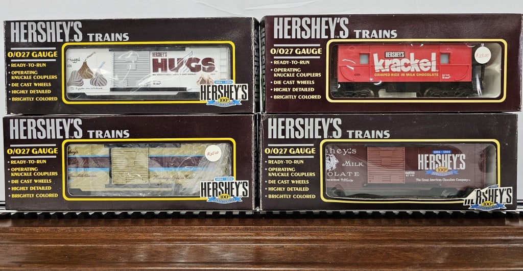 K-Line Hershey's Boxcar & Caboose Lot (1 of 4)