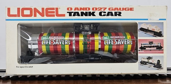 Lionel 6-9278 Life Savers Tank Car, C-9+