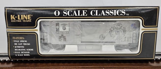 K-Line Georgia O Scale Classic State Quater Boxcar