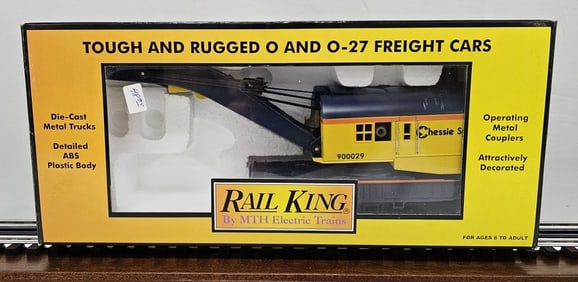 MTH Cheesie System Operating Crane Car