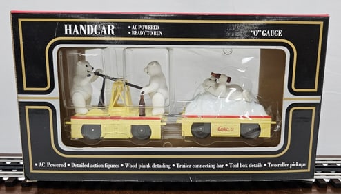K-Line Coca Cola Polar Bear Handcar O-Gauge