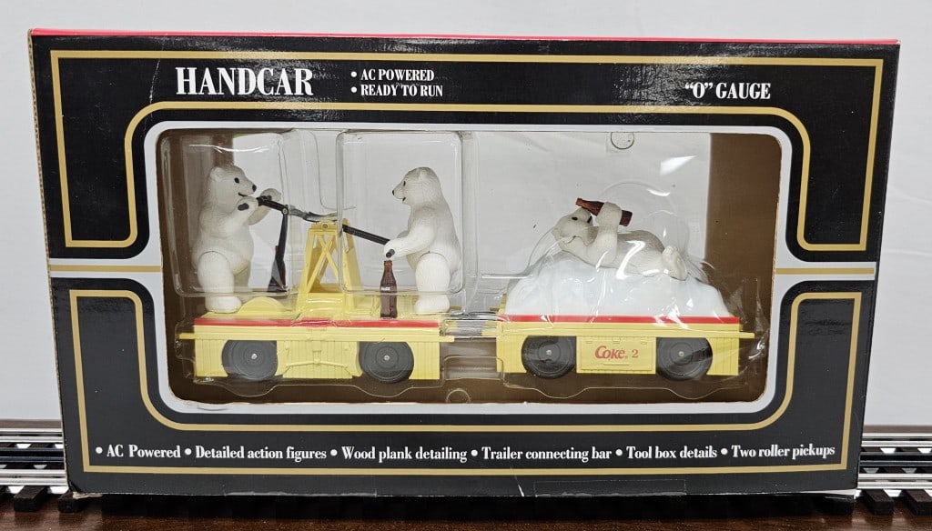 K-Line Coca Cola Polar Bear Handcar O-Gauge (1 of 2)