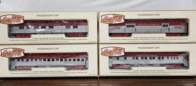 K-Line Heavyweight Coca Cola Passenger Car Set